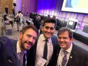 Alexandre Batista da Costa Neto com Dr. Damien Gatinel e Dr. Renato Ambrósio